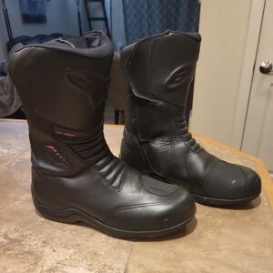 Alpinestars Black Motorcycle Boots Women's Size 7